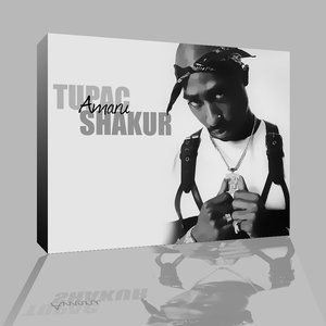 TUPAC SHAKUR- canvas print wall art 12x14in